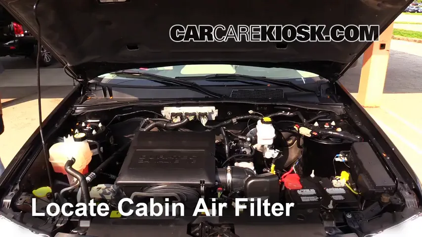 2011 Ford Escape XLT 3.0L V6 FlexFuel Air Filter (Cabin) Replace